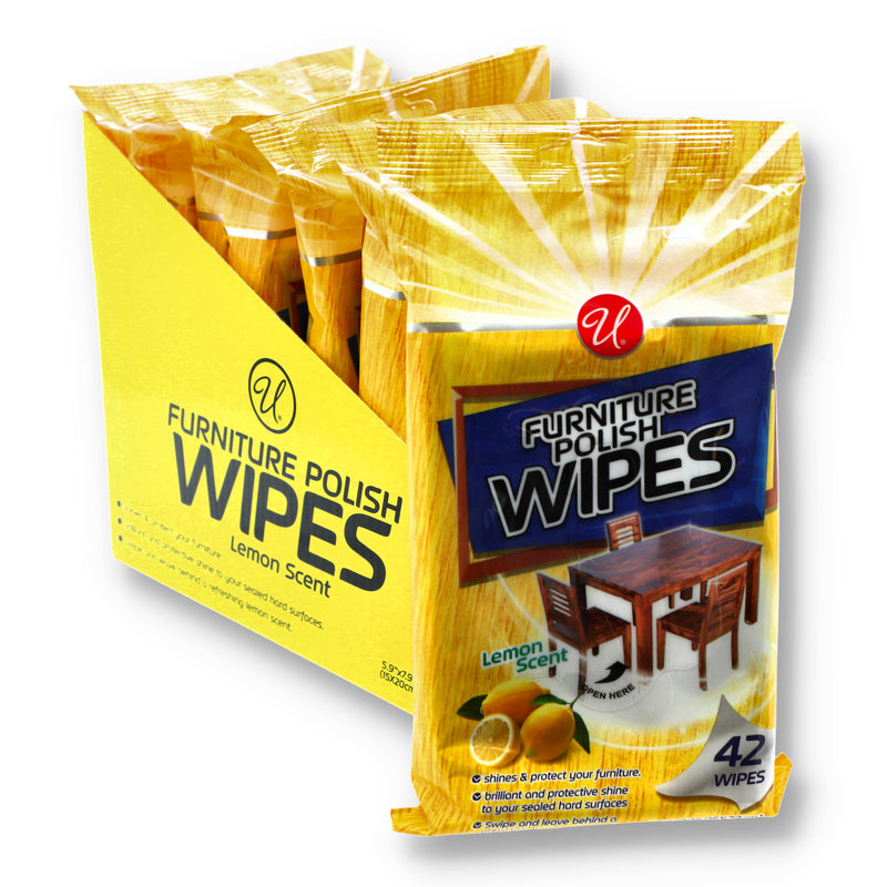 42ct FURNITURE POLISH WIPES