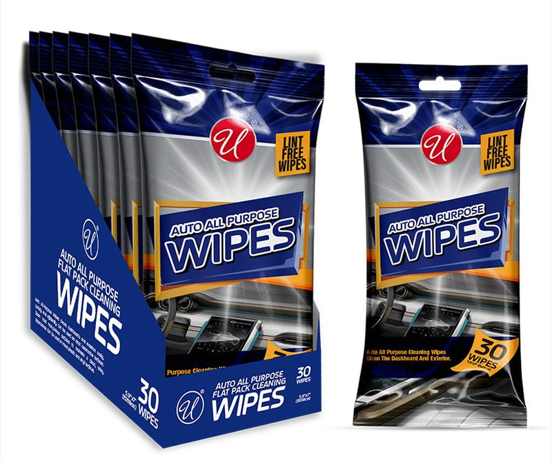 30ct AUTO ALL PURPOSE CLEANING WIPES