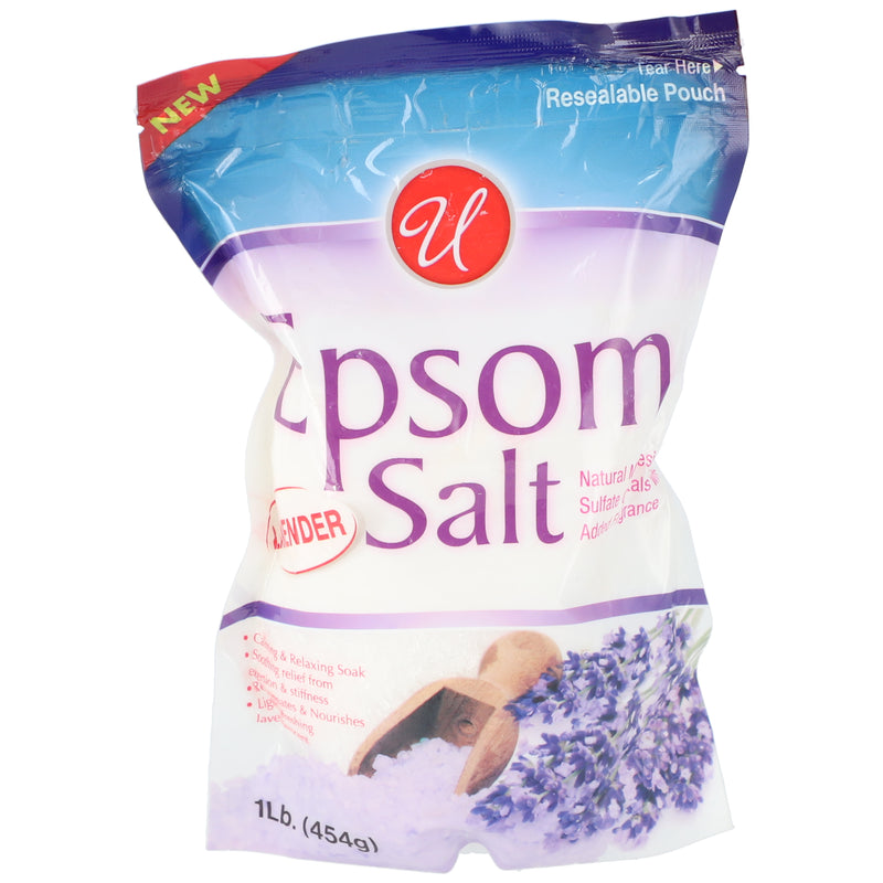 USE #55804U-1lb EPSOM SALT LAVENDER