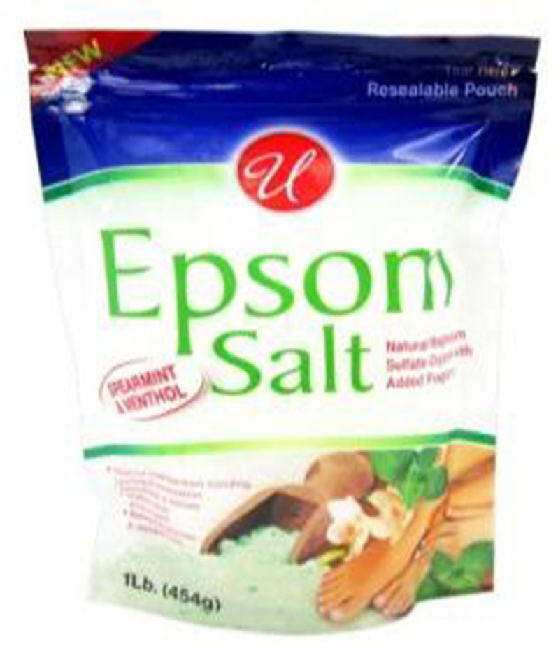 USE #55807U-1lb EPSOM SALT GREEN TEA & CHAMOMILE