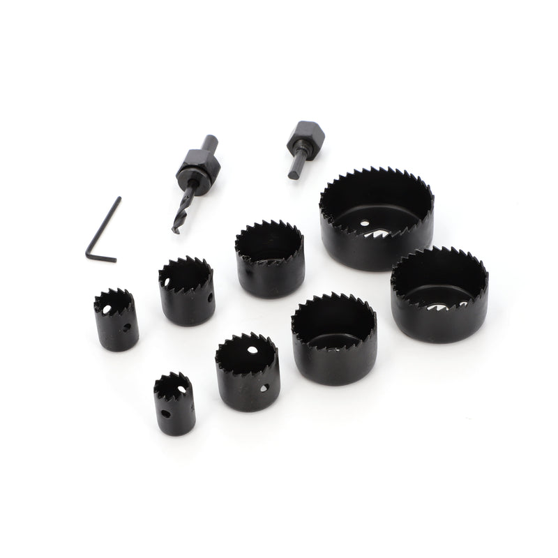 IIT 11pc HOLE SAW KIT NO SLIP CASE