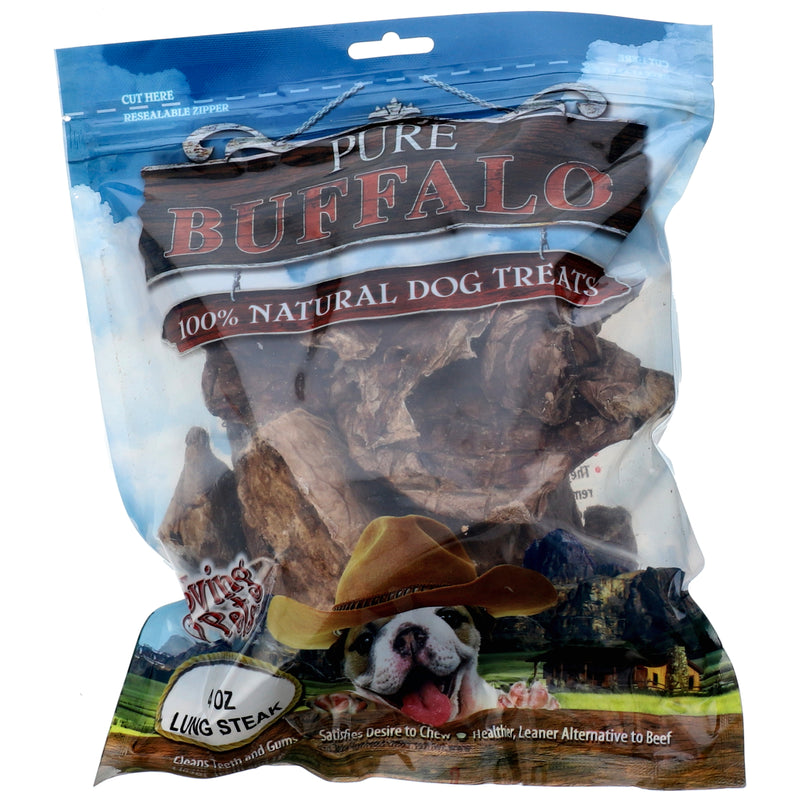 4oz BUFFALO LUNG DOG STEAKS