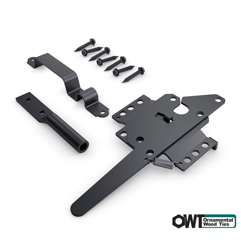 ORNAMENTAL GATE LATCH WITH HANDLE