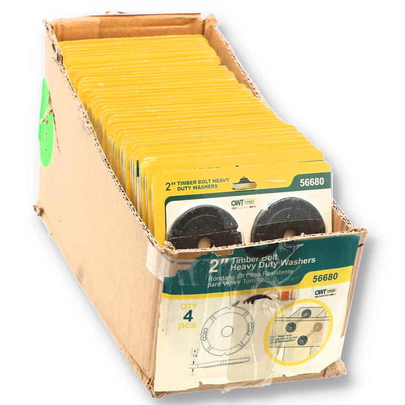 4pk 2'' HEAVY DUTY TIMBER BOLT WASHERS