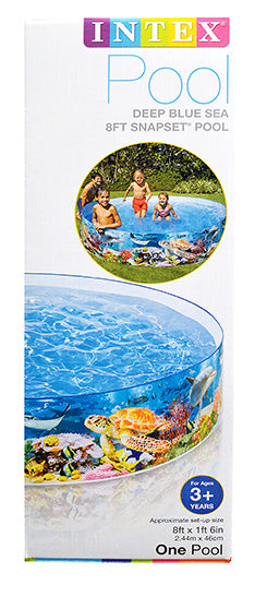 INTEX SNAP SET POOL DEEP BLUE SEA 8'x18''
