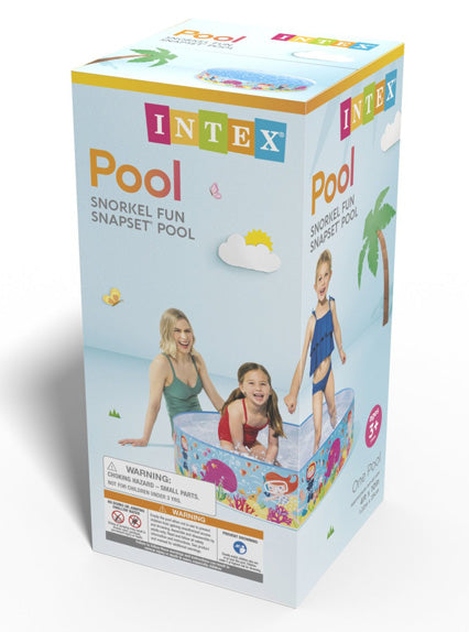 INTEX SNORKEL FUN SNAPSET POOL 4'x10''