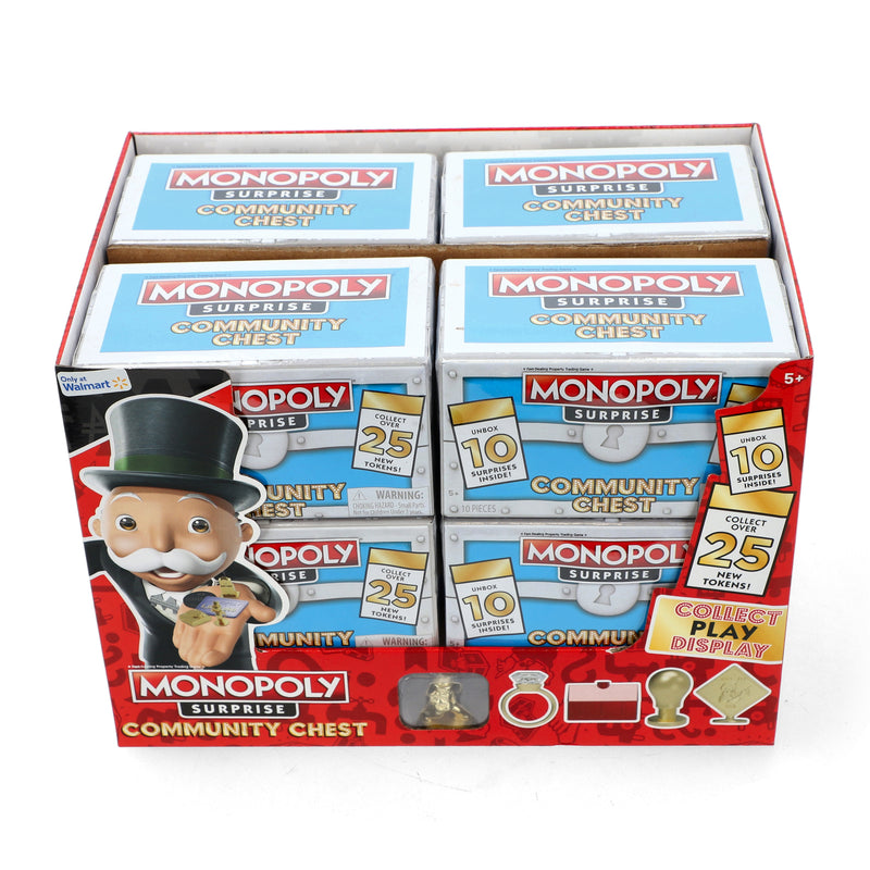 MONOPOLY SURPRISE COMMUNITY CHEST COLLECTABLE PIECES