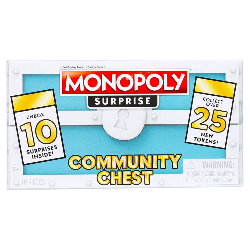 MONOPOLY SURPRISE COMMUNITY CHEST COLLECTABLE PIECES