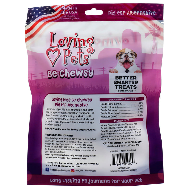 USE # 5900L-4pk BE CHEWSY PIG EAR ALTERNATIVE