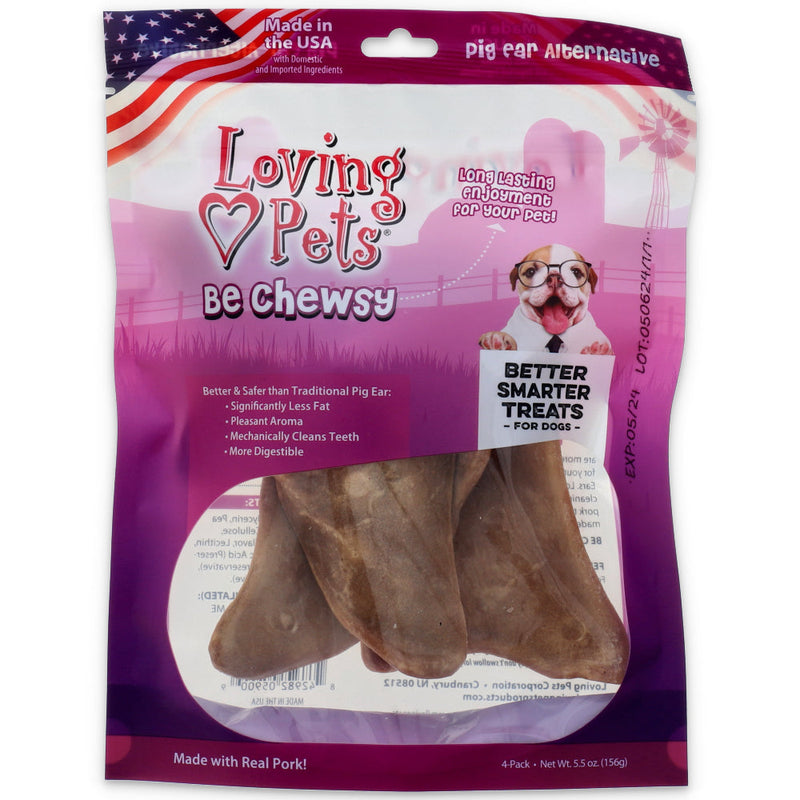 4pk BE CHEWSY PIG EAR ALTERNATIVE