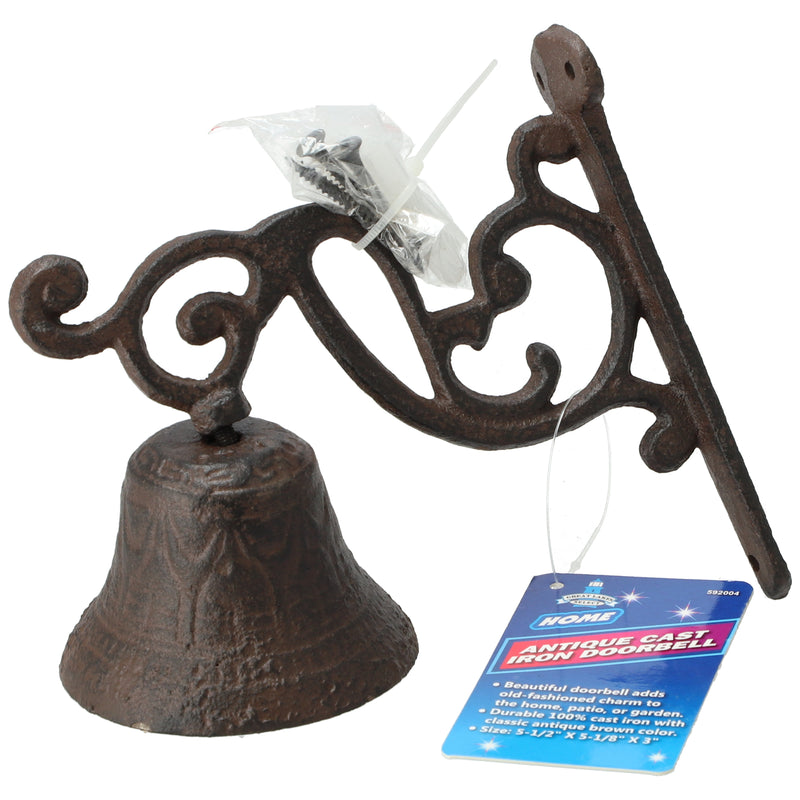 VINTAGE DOOR-DINNER BELL CAST IRON