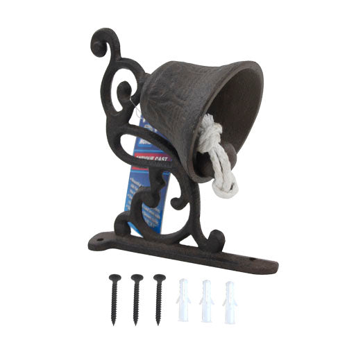 VINTAGE DOOR-DINNER BELL CAST IRON