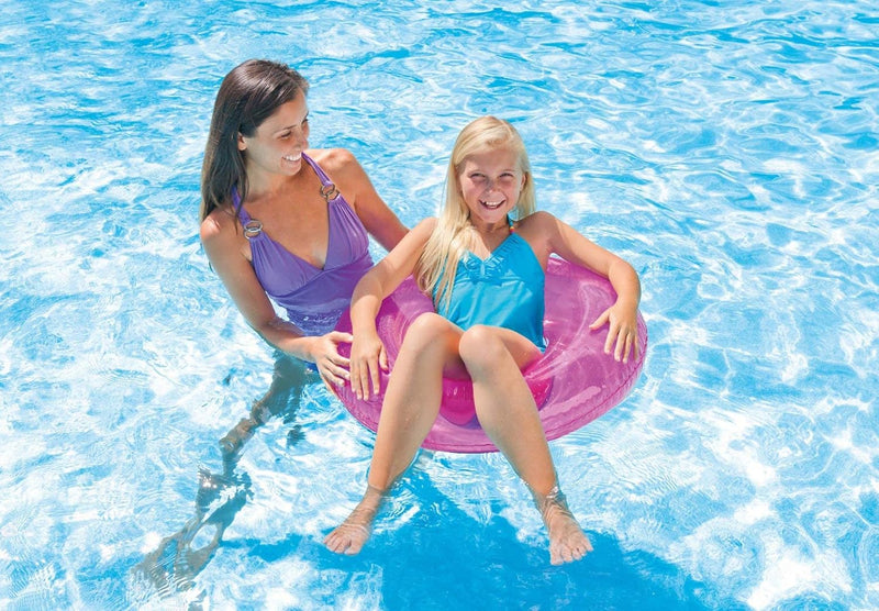 INTEX TRANSPARENT SWIM TUBE ASSORTED COLORS 30''