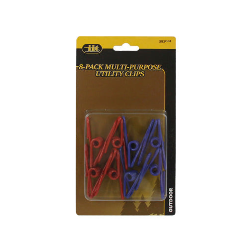 8pk CAMPERS UTILITY CLIPS