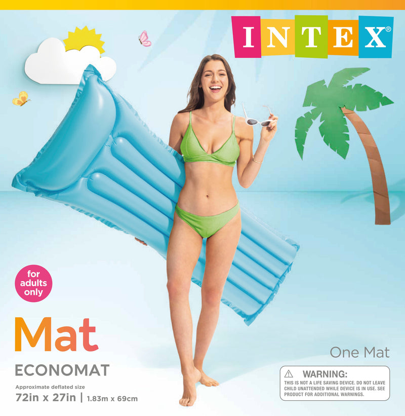 INTEX AIR MATTRESS ASSORTED COLORS 72x27''
