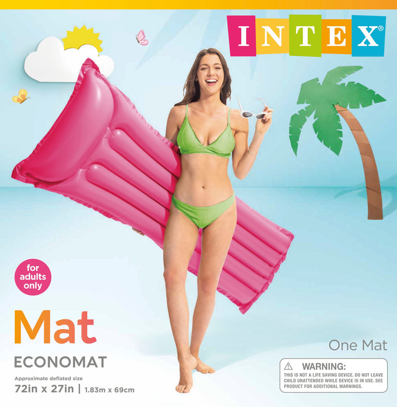 INTEX AIR MATTRESS ASSORTED COLORS 72x27''