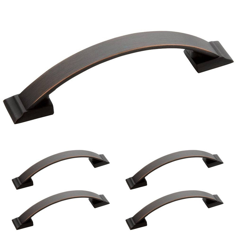 5'' (96mm) PULL 5PK OIL RUBBED BRONZE CANDLER