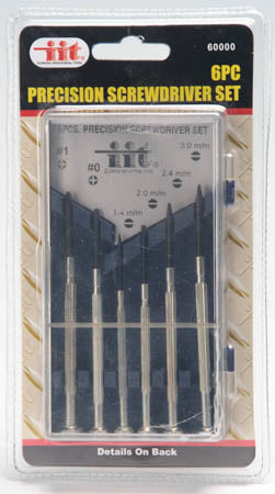 IIT 6 PC PRECISION SCREWDRIVER