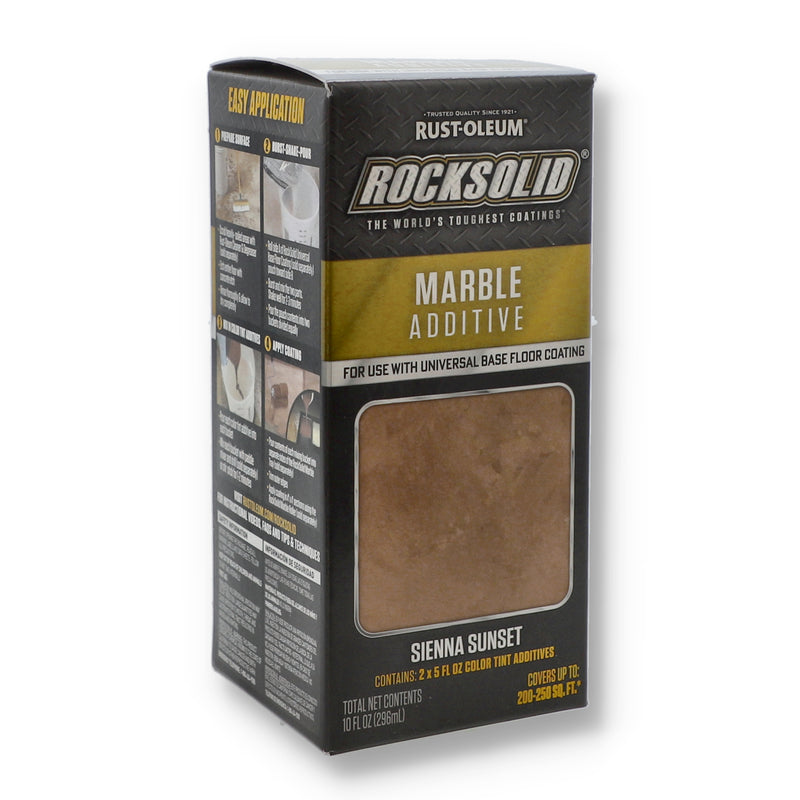 ROCK SOLID 10OZ SIENNA SUNSET MARBLE ADDITIVE FOR FLOOR COATING