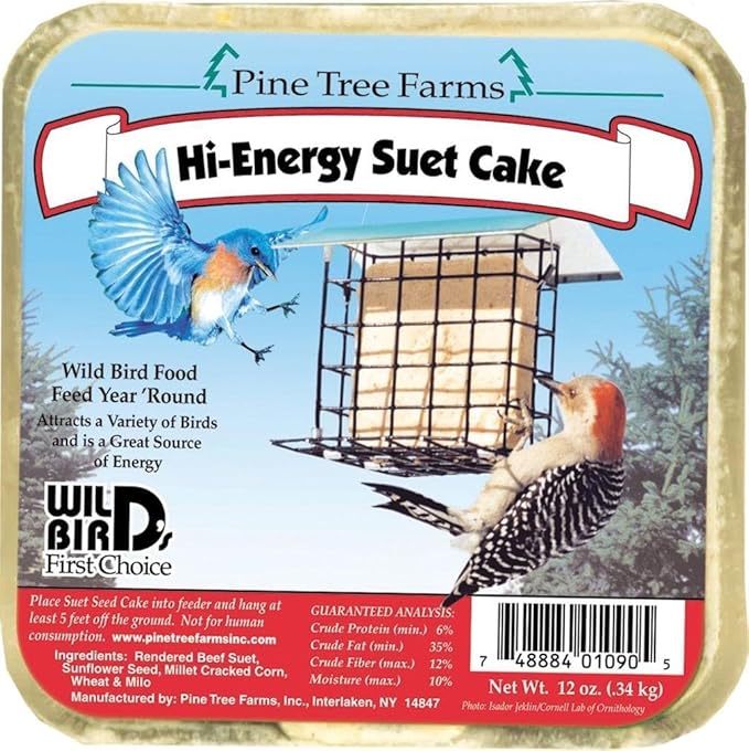 PINE TREE FARMS 12OZ HIGH ENERGY SUET CAKE