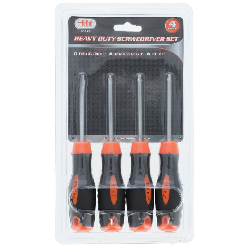 IIT 4pc SCREW & STAR DRIVER SET