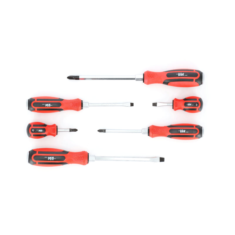 IIT PRO 6PC GO-THROUGH CRV SCREWDRIVER SET