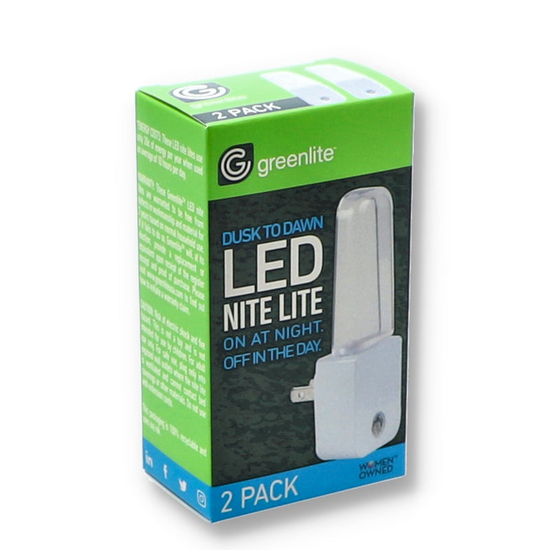 2PK LED NIGHT LIGHTS DUSK 2 DAWN SENSOR