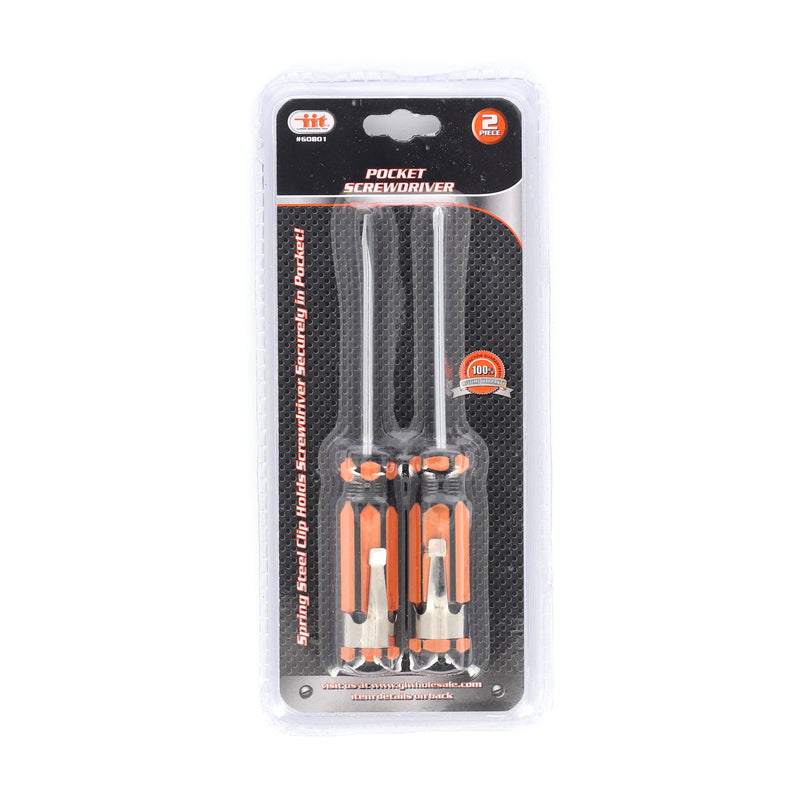 IIT 2pc POCKET CLIP SCREWDRIVER