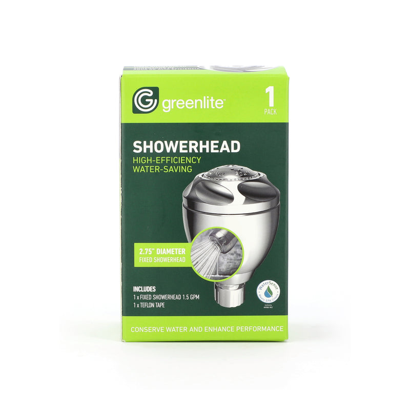 GREENLITE SHOWER HEAD HIGH-EFFICIENCY 2.75''
