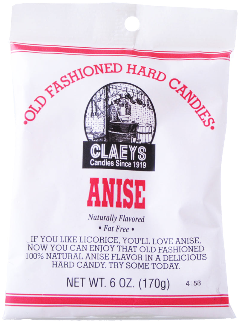 CLAEYS ANISE HARD CANDY-PEG BAG