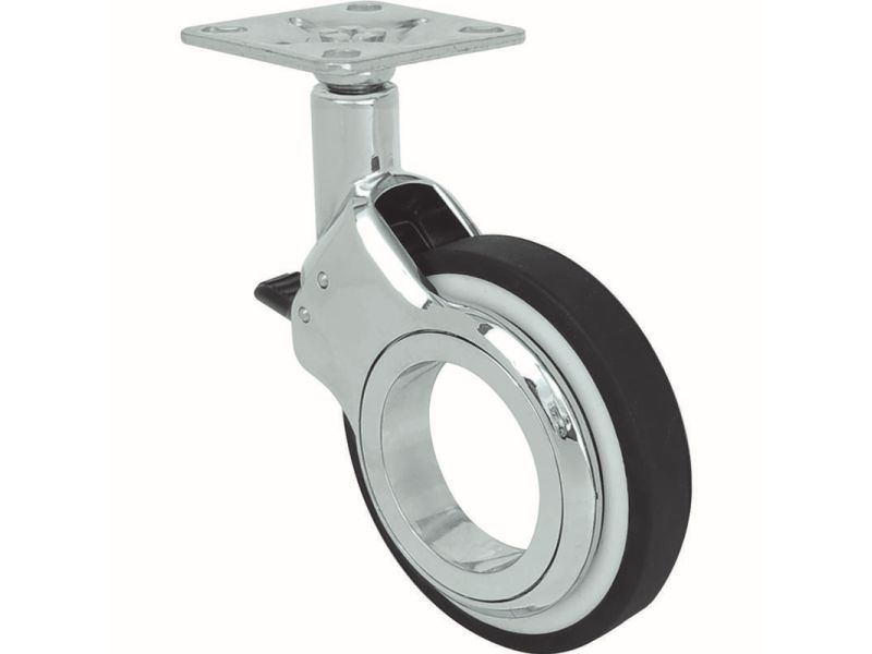 2.4'' DESIGNER SWIVEL CASTER HOLE IN CENTER