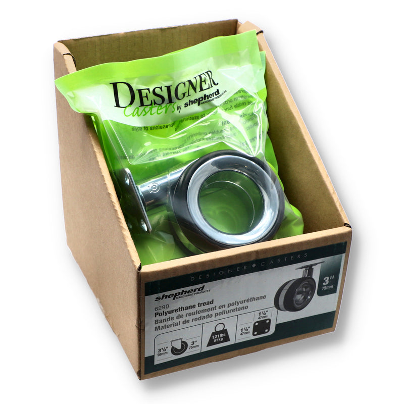 3'' DESIGNER SWIVEL CASTER