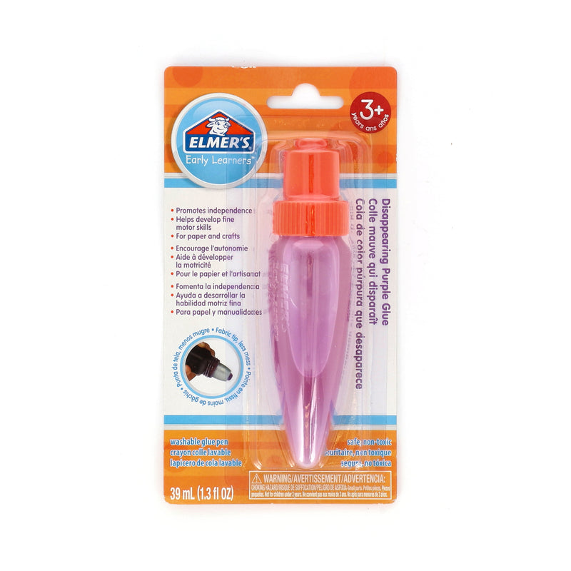 ELMER'S 1.3OZ DISAPPEARING PURPLE GLUE PEN EARLY LEARNERS