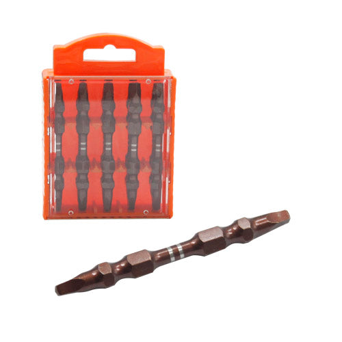 IIT 10pc 65mm DOUBLE END SQ#2 IMPACT BITS S-2 STEEL