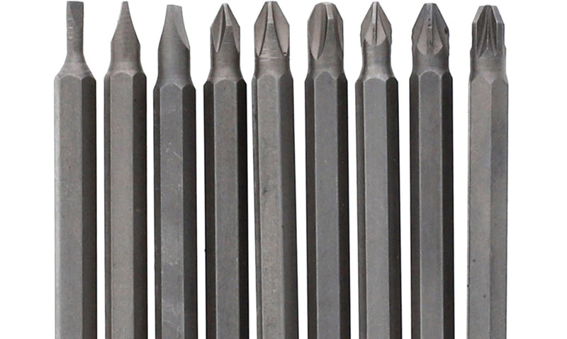 IIT 9pc 6'' POWER DRIVER BIT SET