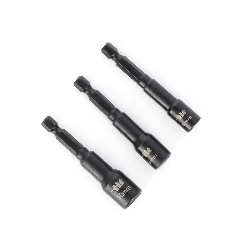 IIT PRO 3PC QUICK CHANGE MAGNETIC NUT SETTER METRIC