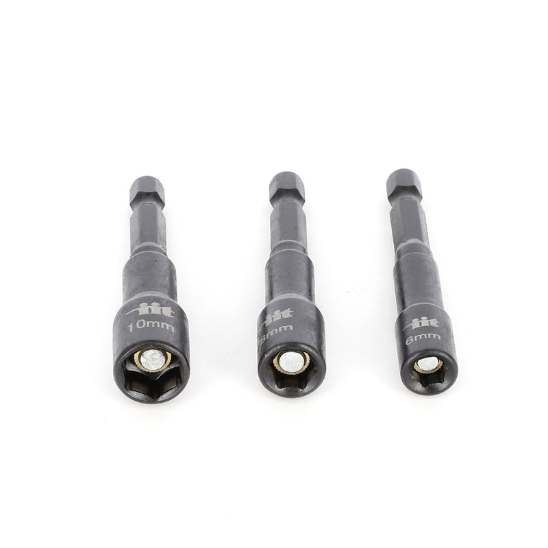 IIT PRO 3PC QUICK CHANGE MAGNETIC NUT SETTER METRIC