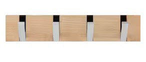 64461CB-CROWN 4  SATIN NICKEL SPRING HOOK PINE RAIL 16''