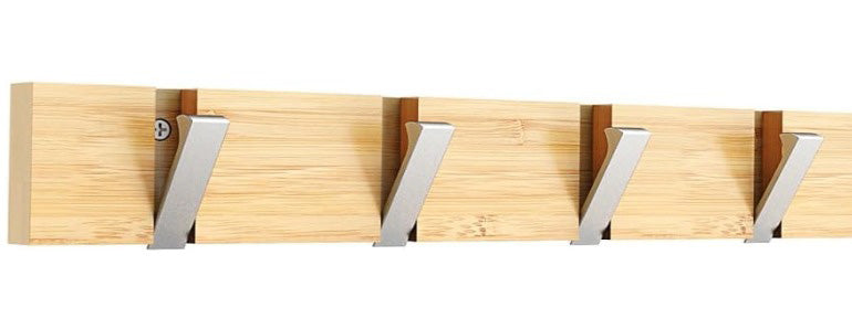 64461CB-CROWN 4  SATIN NICKEL SPRING HOOK PINE RAIL 16''