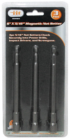 IIT 3pk 6''x5/16'' MAG NUT SETTERS