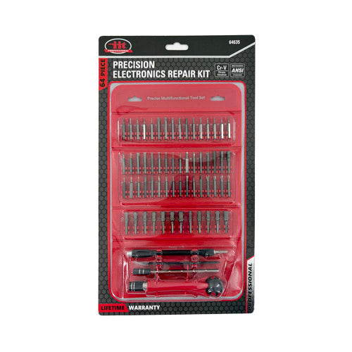IIT PRO 64PC MICRO ELECTRONICS REPAIR TOOL KIT