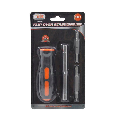 IIT 4 IN 1 FLIP-OVER SCREWDRIVER