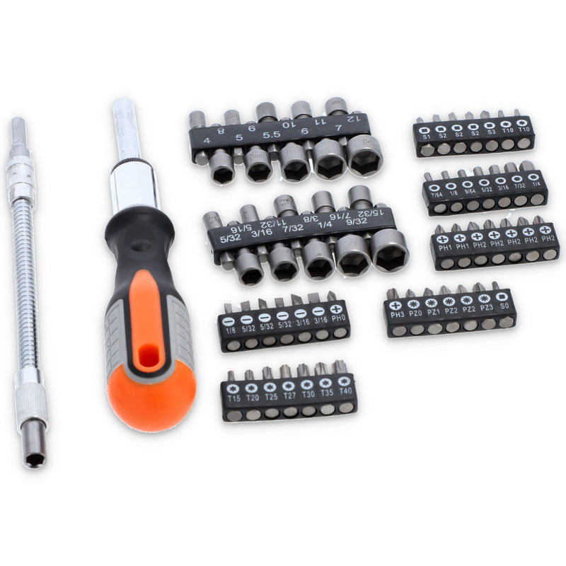 IIT 64pc RATCHETING DRIVER SET