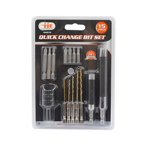 IIT 15pc QUICK CHANGE BIT SET