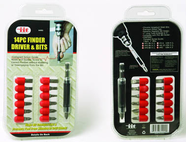 IIT 14pc FINDER DRIVER & BITS