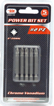 65110-IIT 5pc #2 POZI BIT SET -CRV