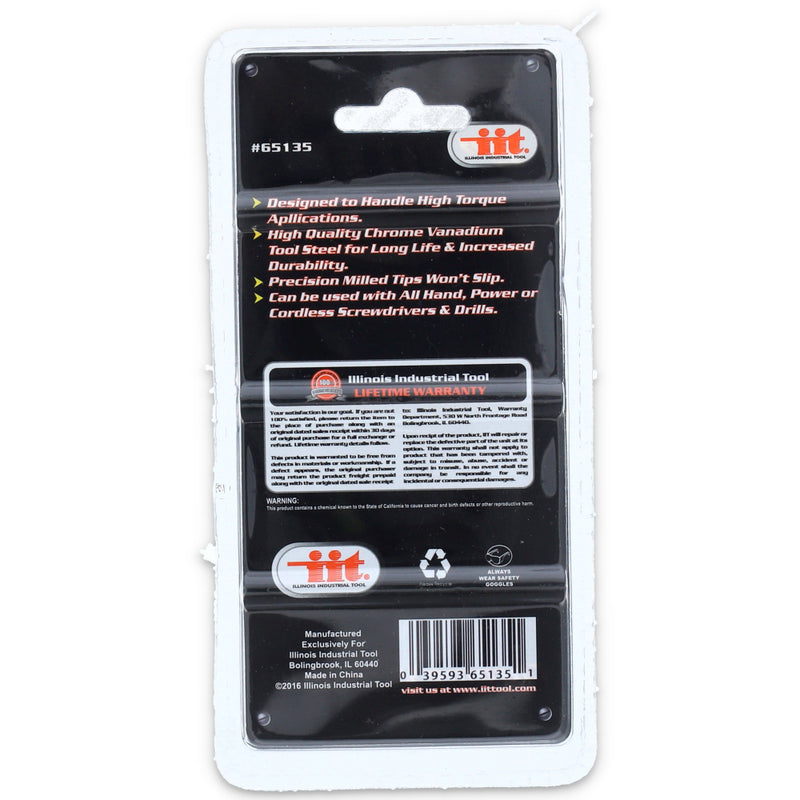 65135-IIT 5pc T-15 2'' POWER BIT SET -CRV