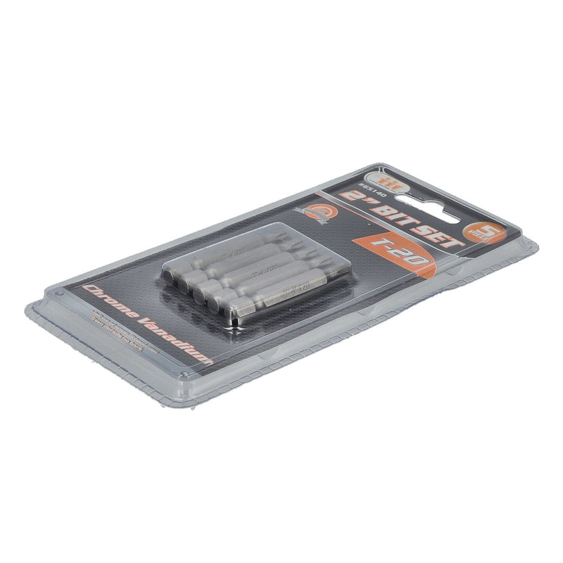 IIT 5pc T-20 2''POWER BIT SET -CRV