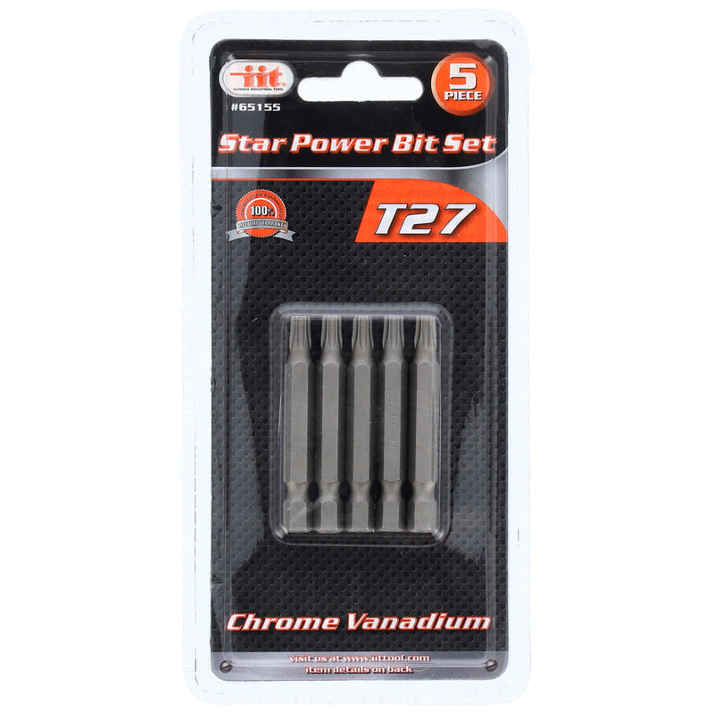 65155-IIT 5pc T27 POWER BIT SET- CRV