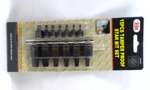 IIT PRO 15pc STAR TAMPER PROOF SOCKETS